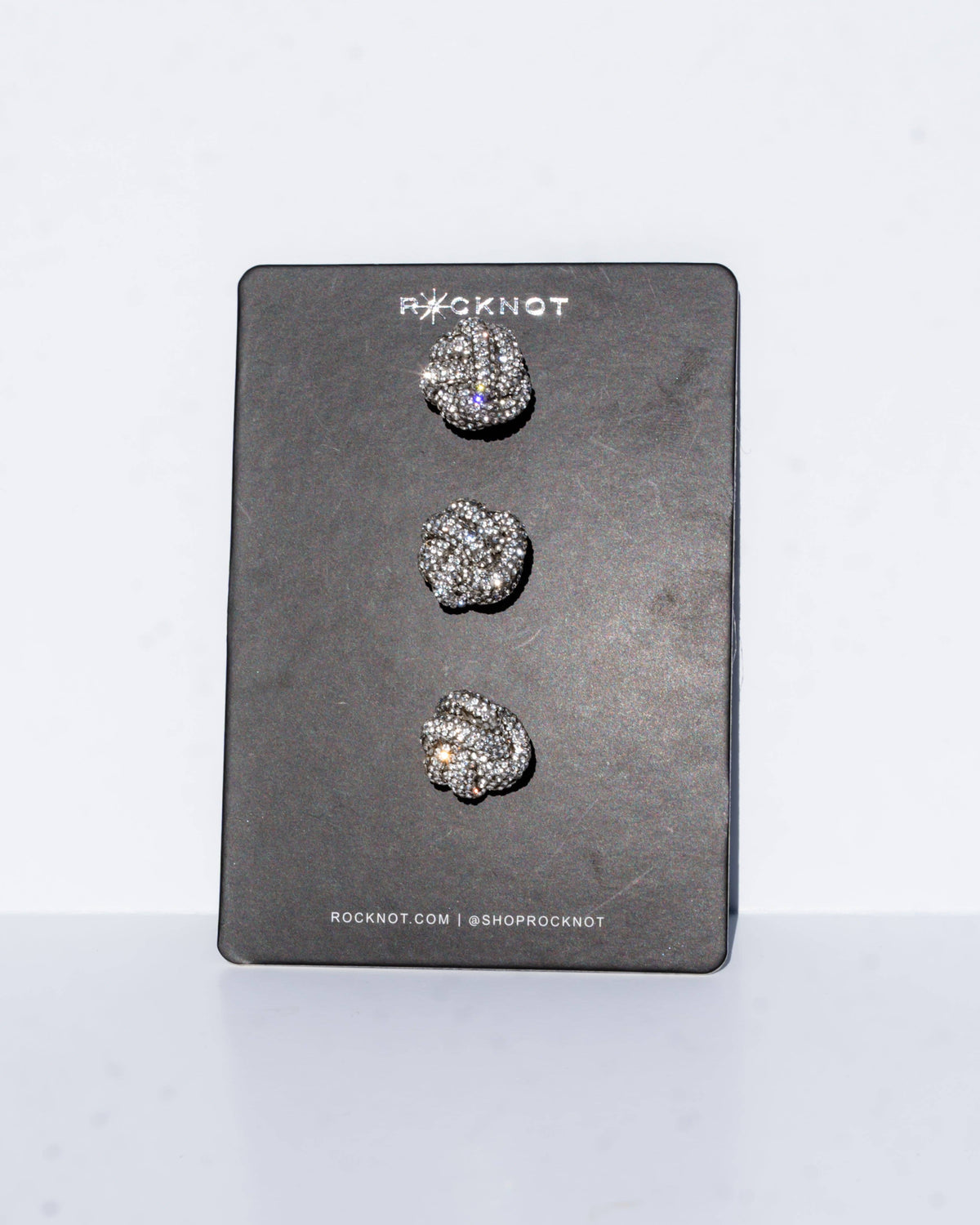 MAGIC BUTTONS - 3 Knots - Crystal Rhinestone