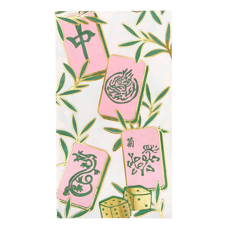 Tiles Ceramic Guest Napkin Tray & Napkins