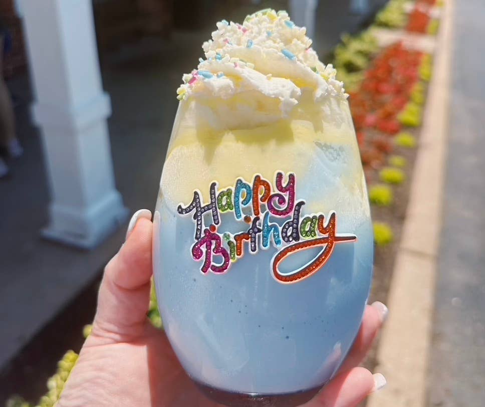 Birthday Jeweled Glass