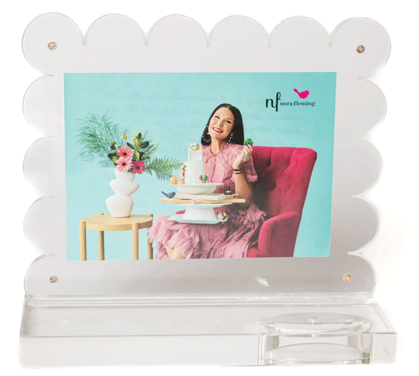 CLR 01 Scalloped Acrylic Frame