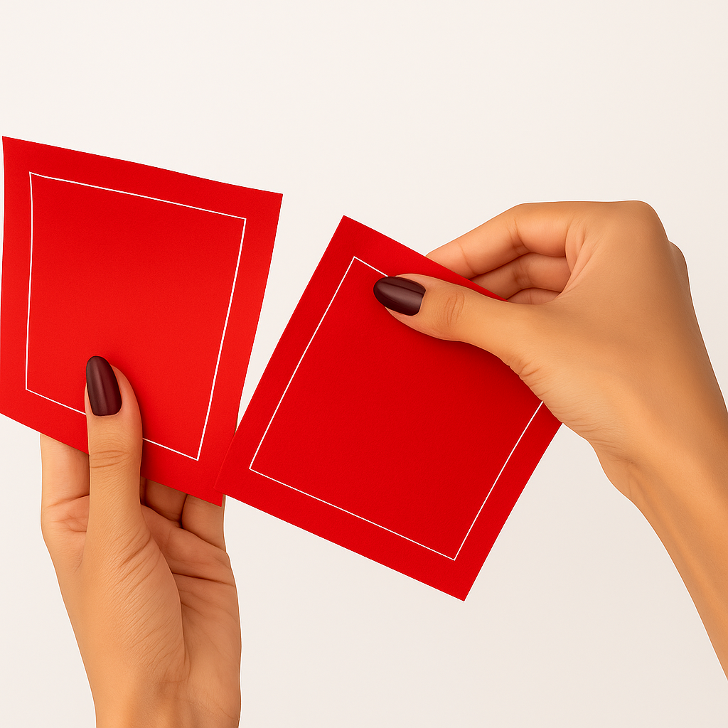 Solid Red Carpet Cocktail Napkins