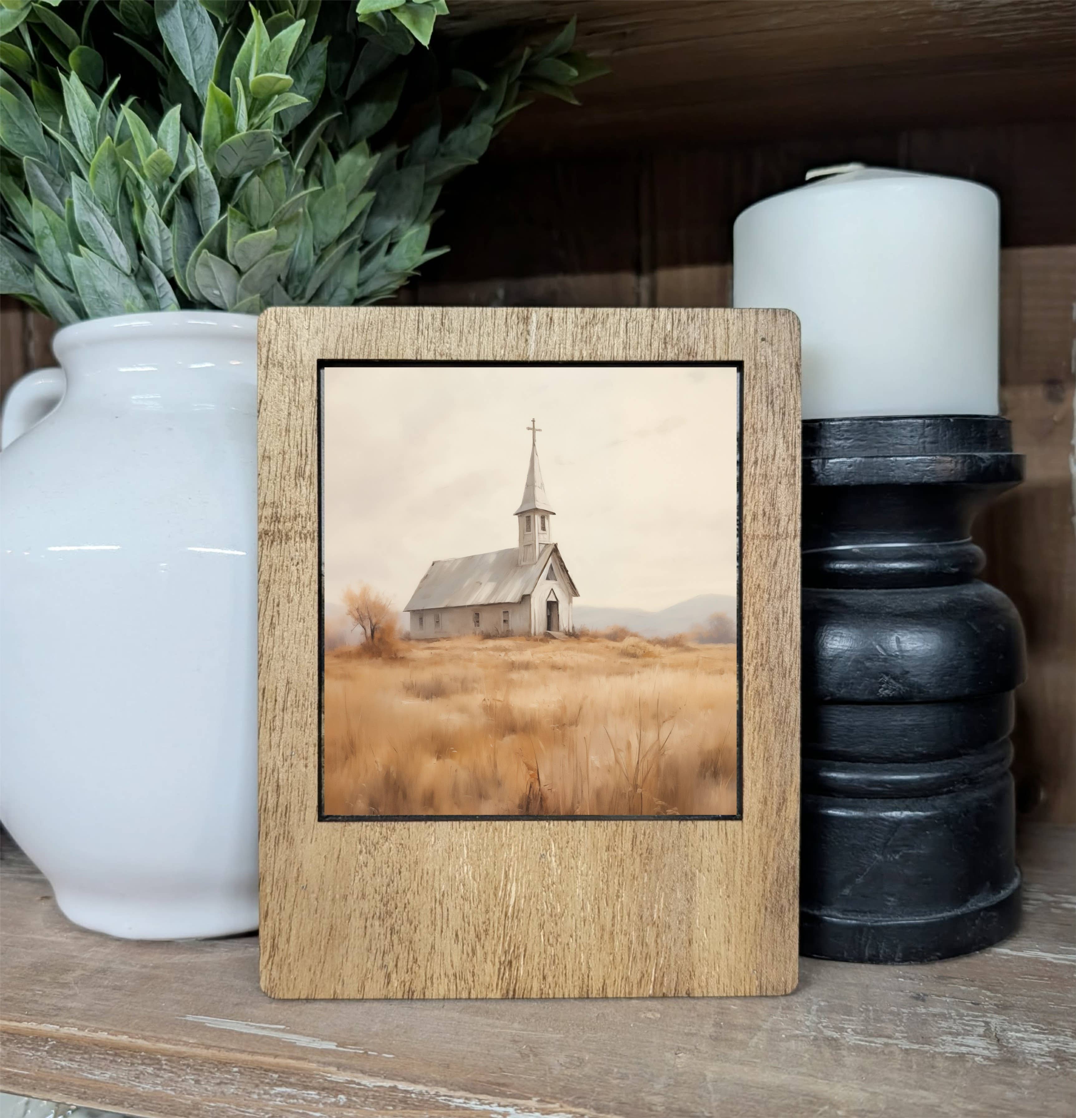 Polaroid Frame Church