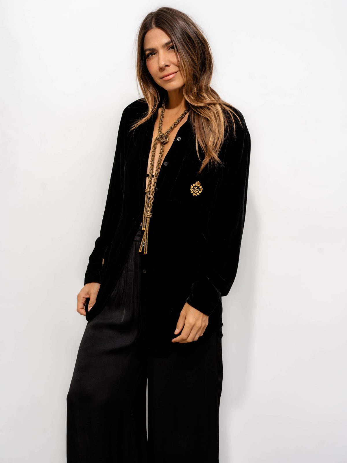ZOE Tassel Necklace - Antique Gold