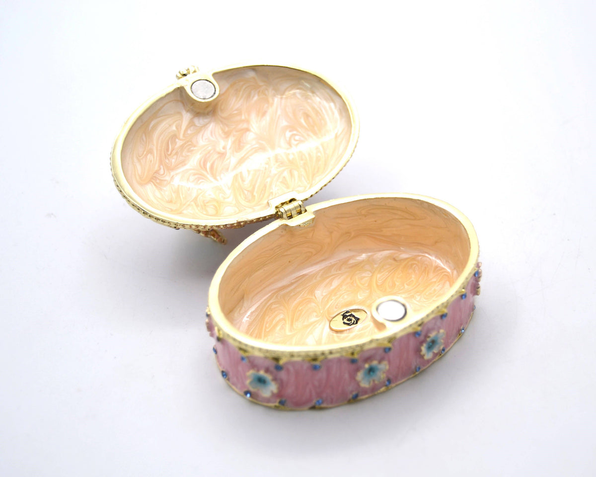 Floral & Butterfly Trinket Box