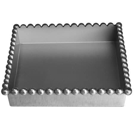12812 Lg Beaded Lunch Napkin Box
