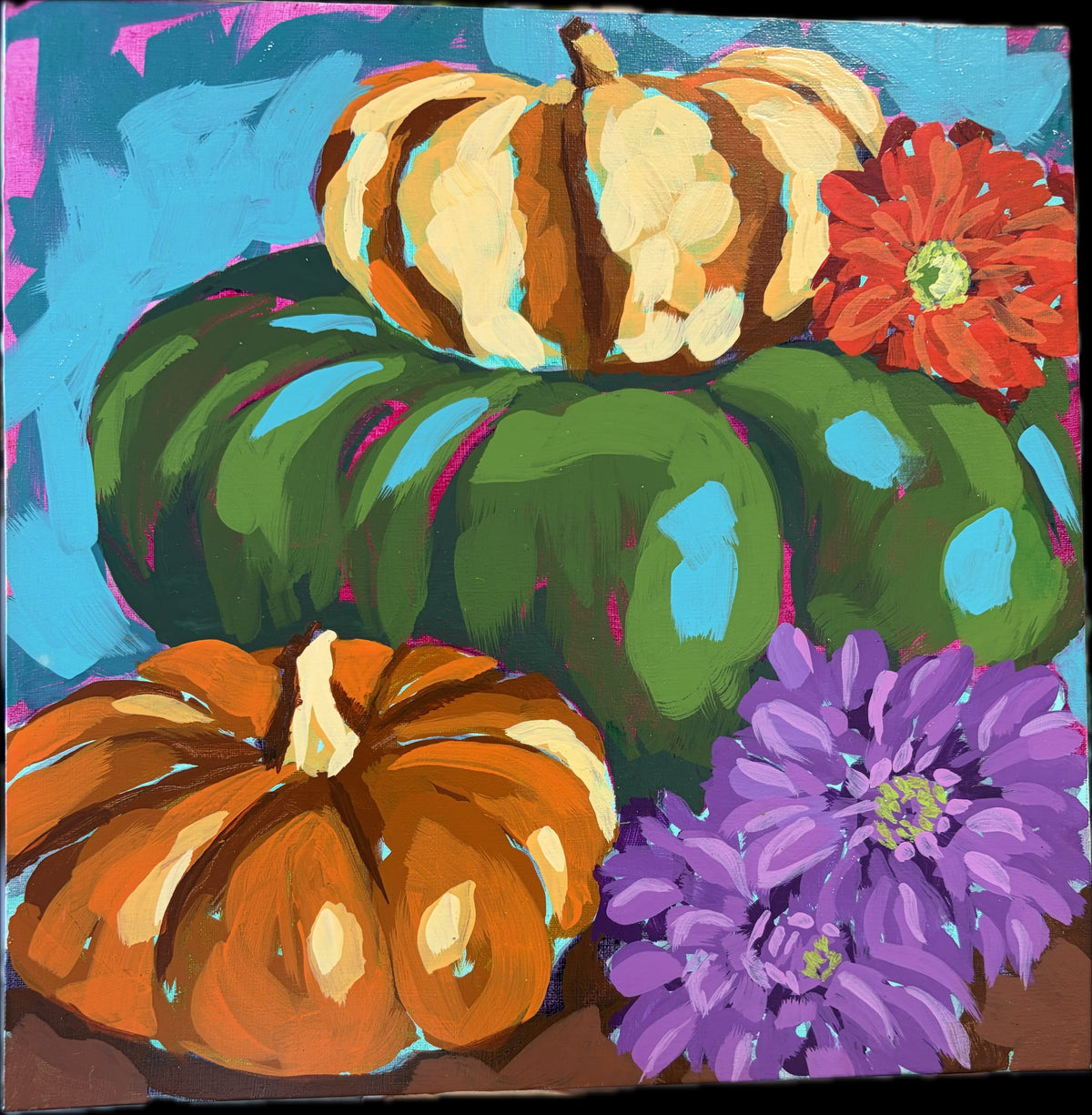 10x10 hand painted art
