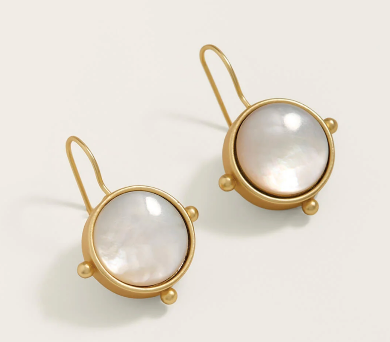 Barony Earrings MOP