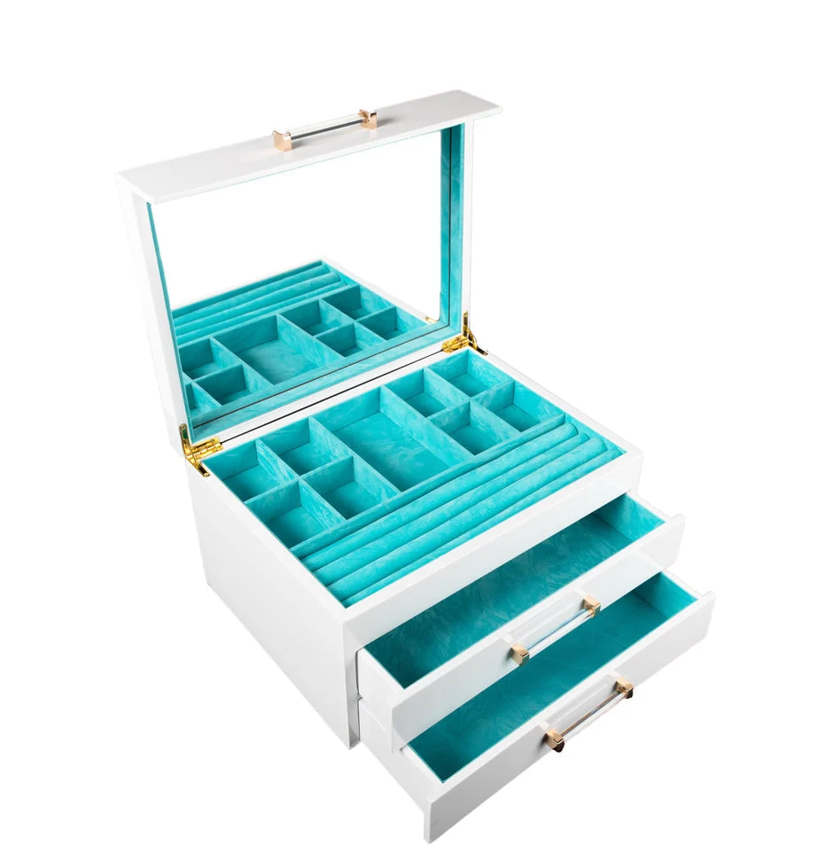 Kendall White Jewel Box