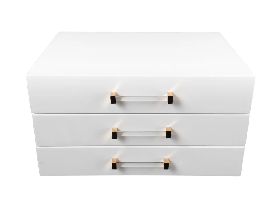 Kendall White Jewel Box