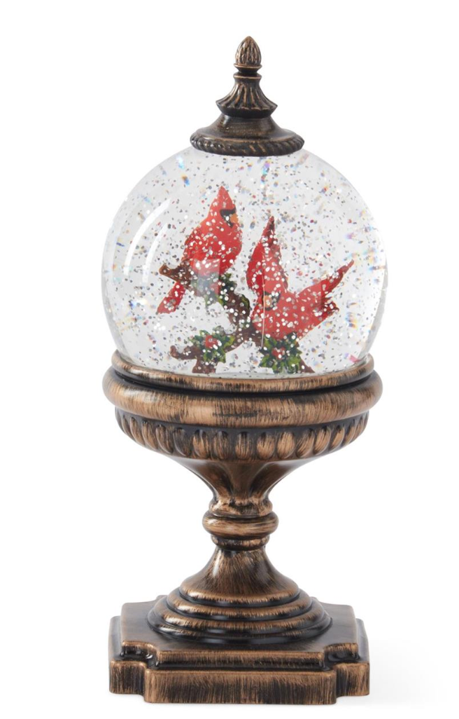 Cardinal LED Snow Globe