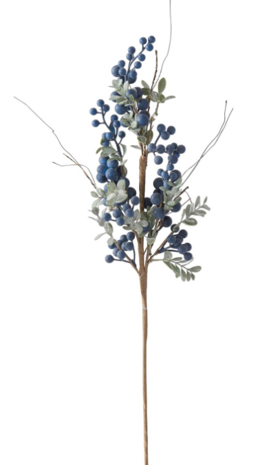 28in Blue Grape Berry Stem