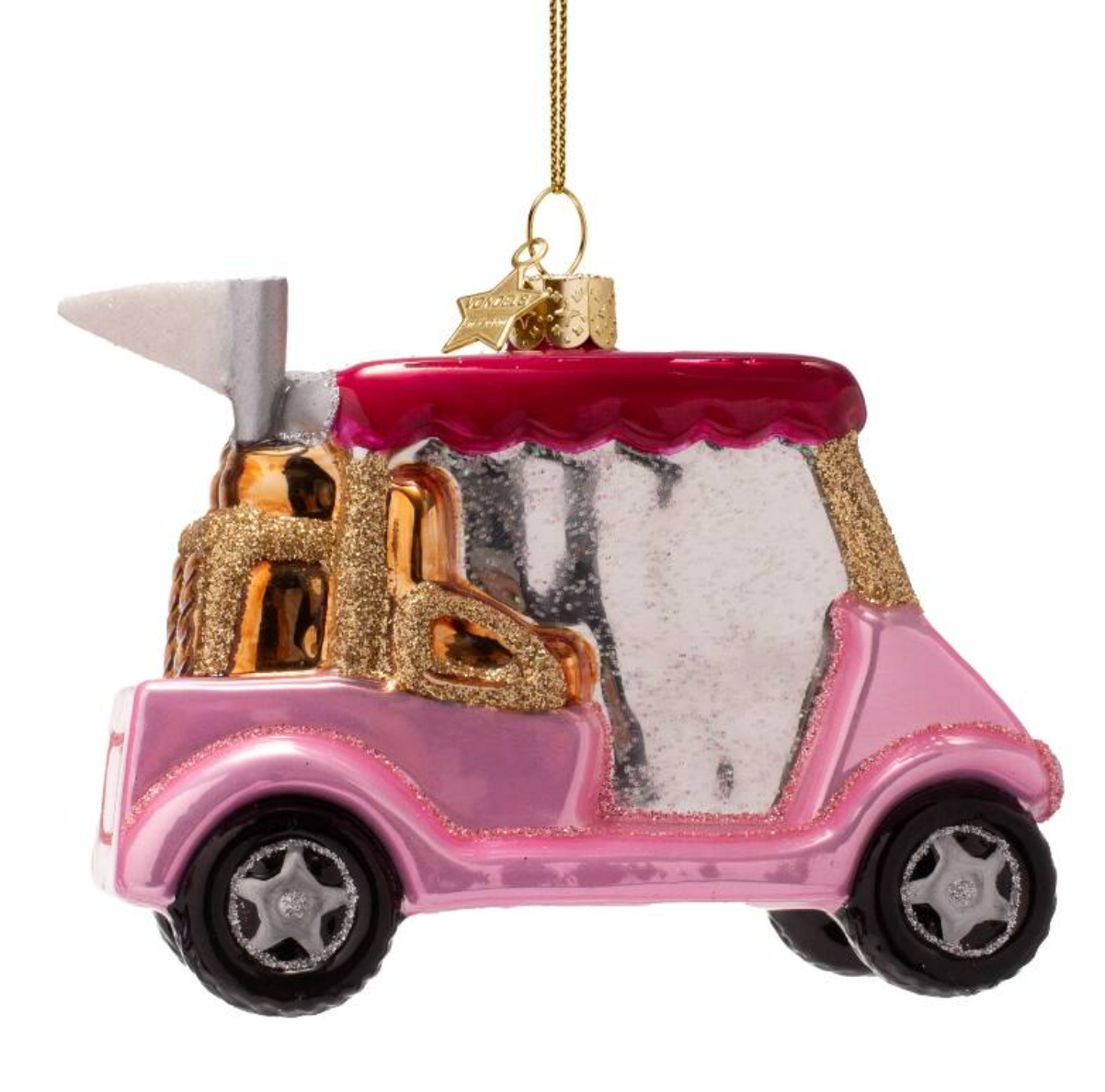 Pink Golf Cart  H3.5