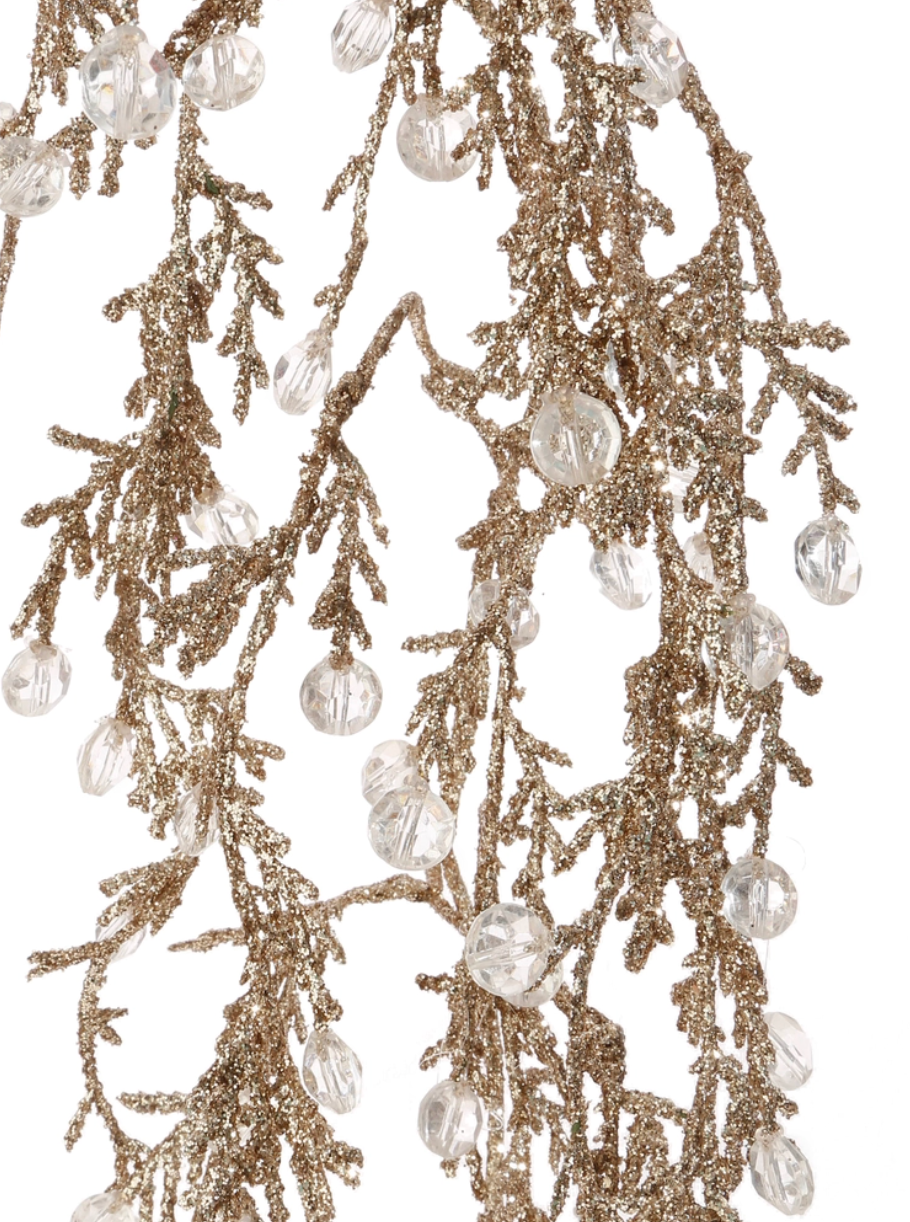 Glittered Ice Garland