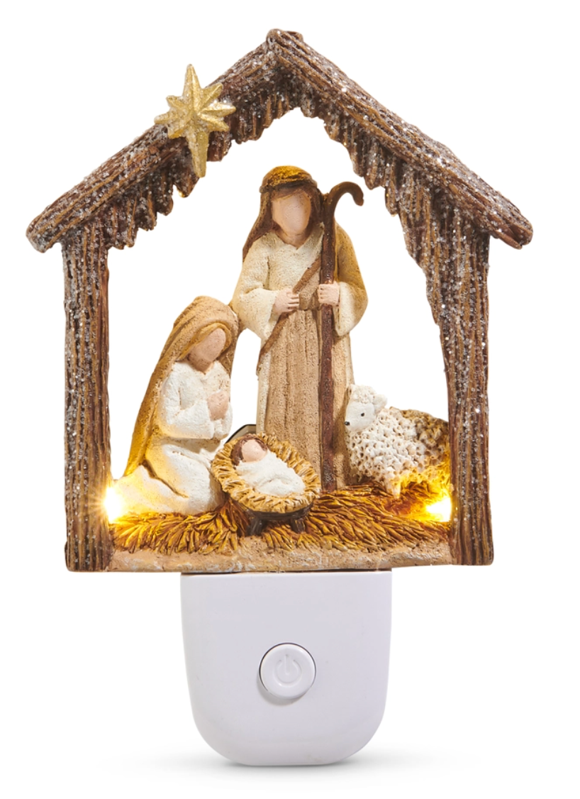 6" Holy Night Night Light