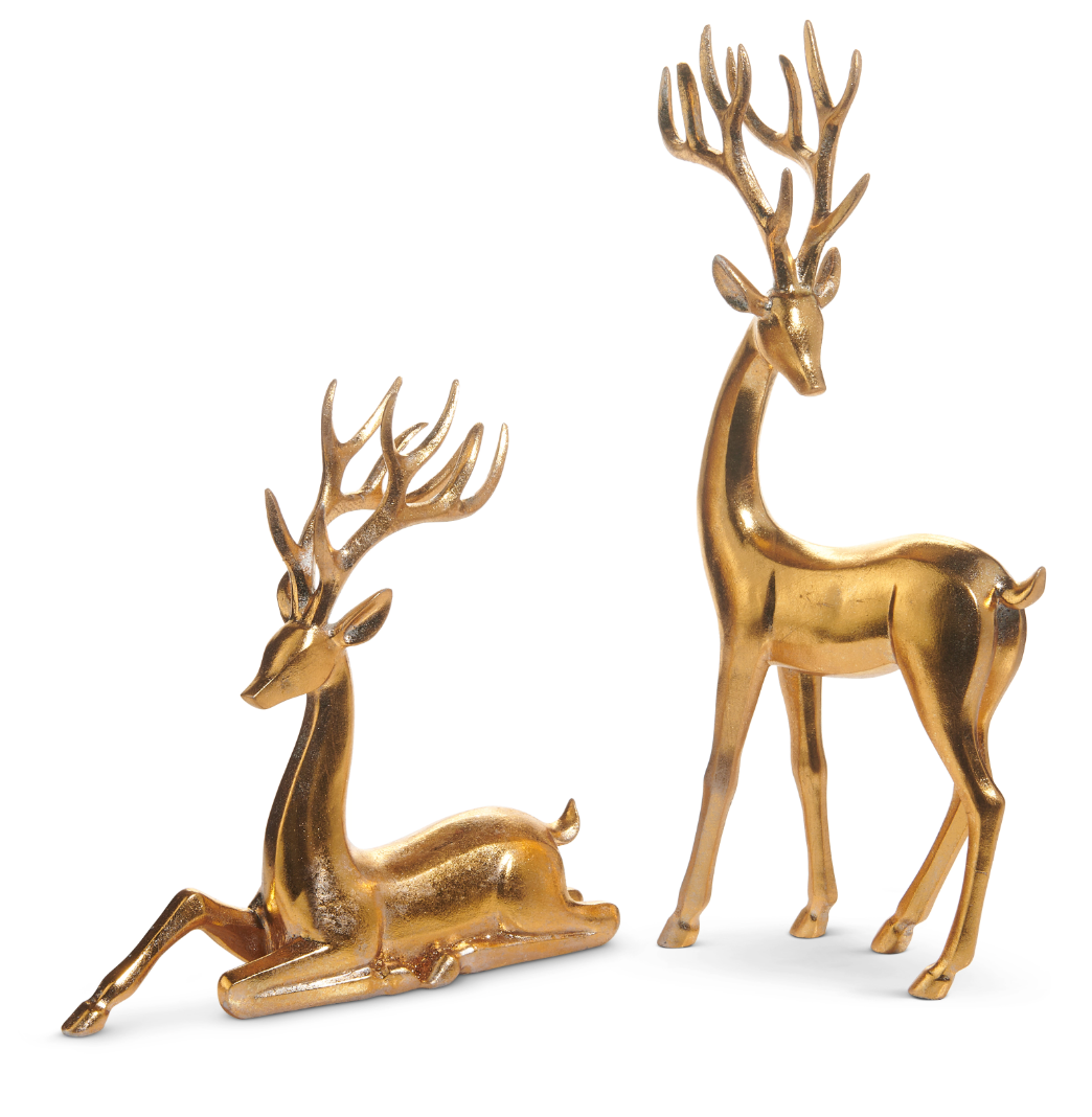 Gold Deer Figure