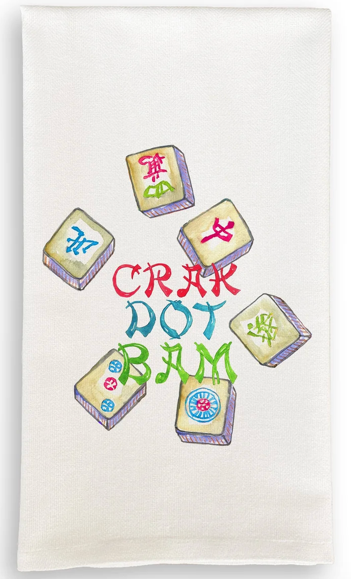 Mahjong Tiles Kitchen Towel