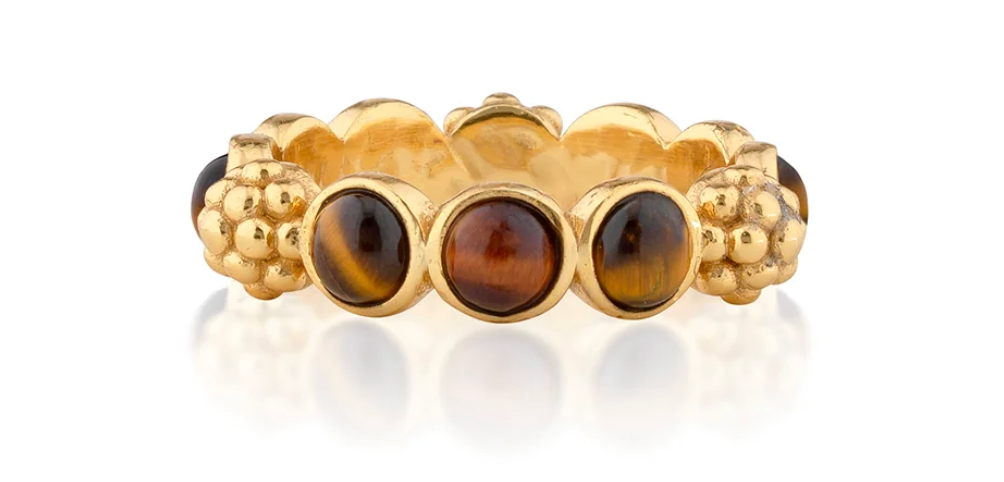 Berry Gem Ring Tiger's Eye sz 7 ZYRN97/210