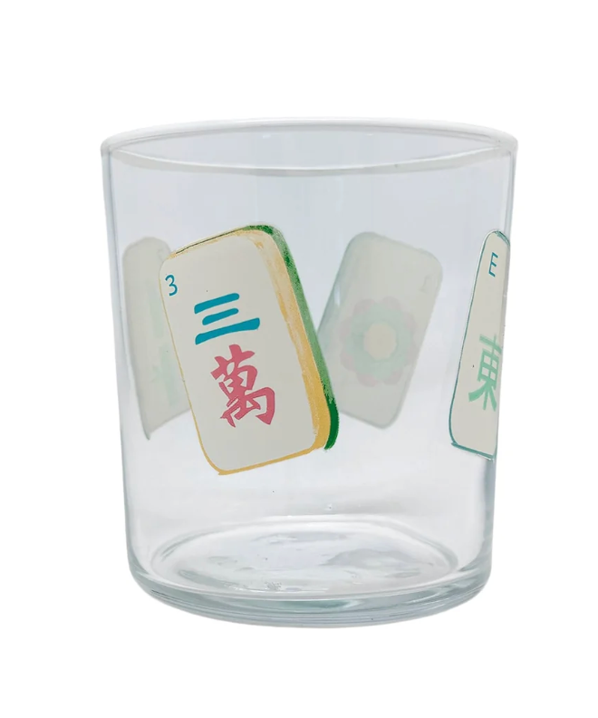 S/4 Mahjong Double Old Fashioned Glasses