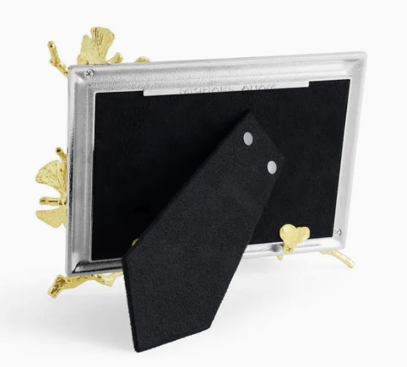 174513 5x7 Butterfly Ginkgo Gold Reflective Frame
