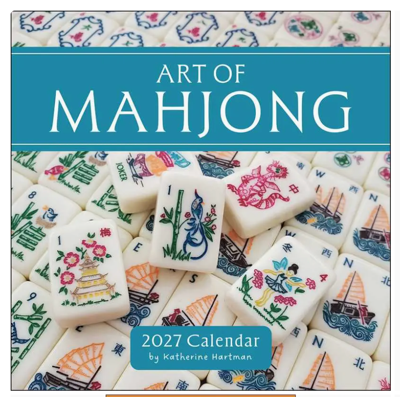 Art Of Mahjong 2027 Calendar