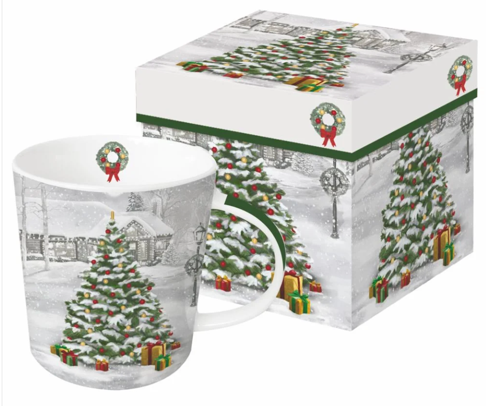 Tree Aglow Mug in Gift Box