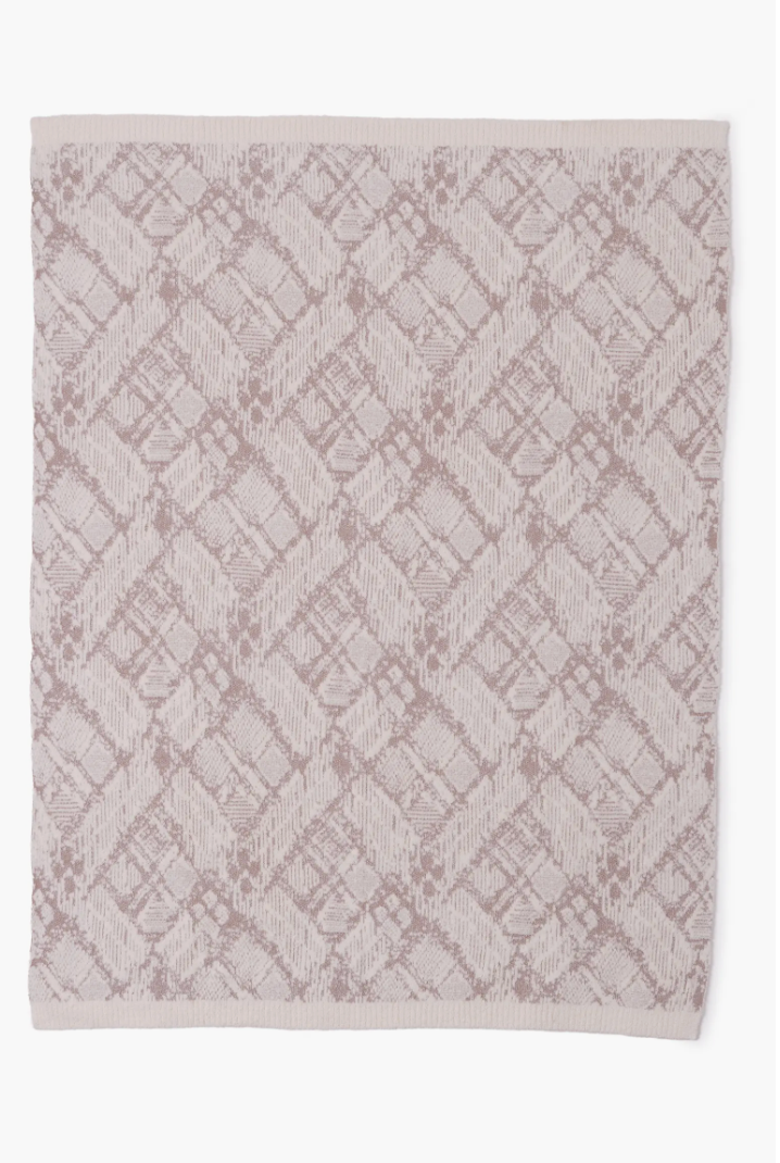 CC Cotton Graphic Texture Throw 54x72