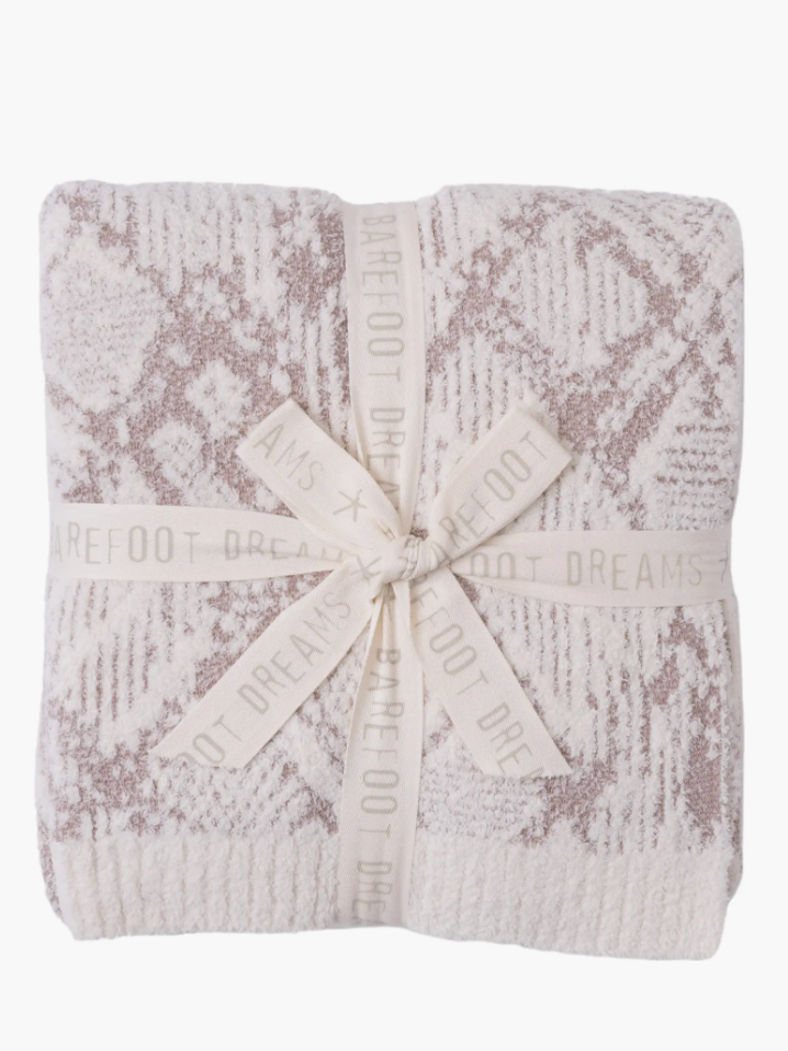 CC Cotton Graphic Texture Throw 54x72