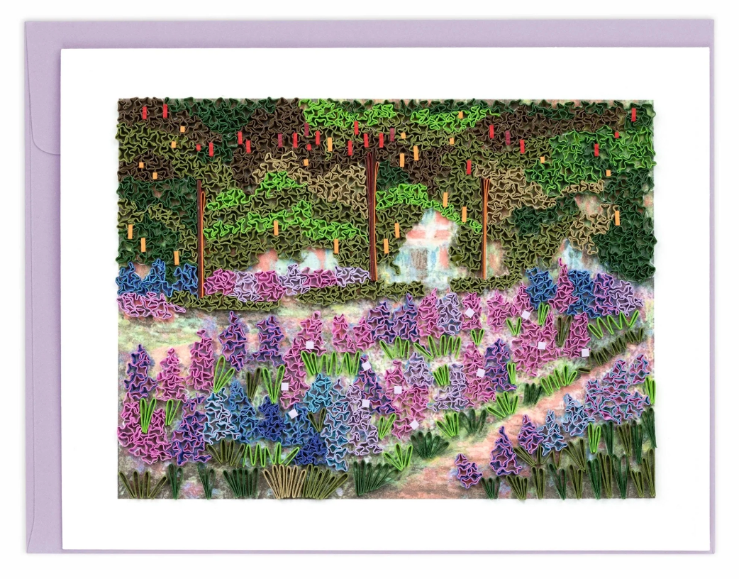 Quilling Card The Artist's Garden