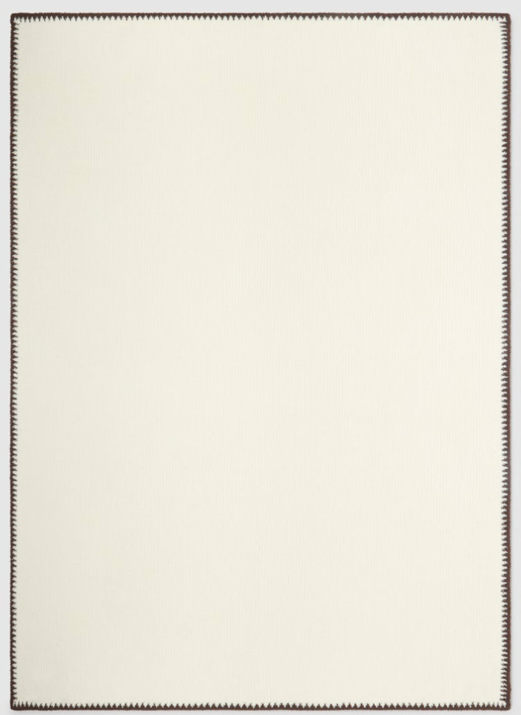CozyChic Rib Blanket Stitch Throw 54x72