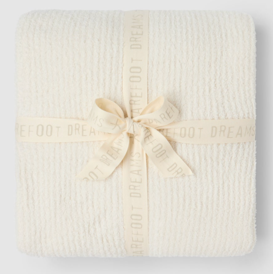 CozyChic Rib Blanket Stitch Throw 54x72