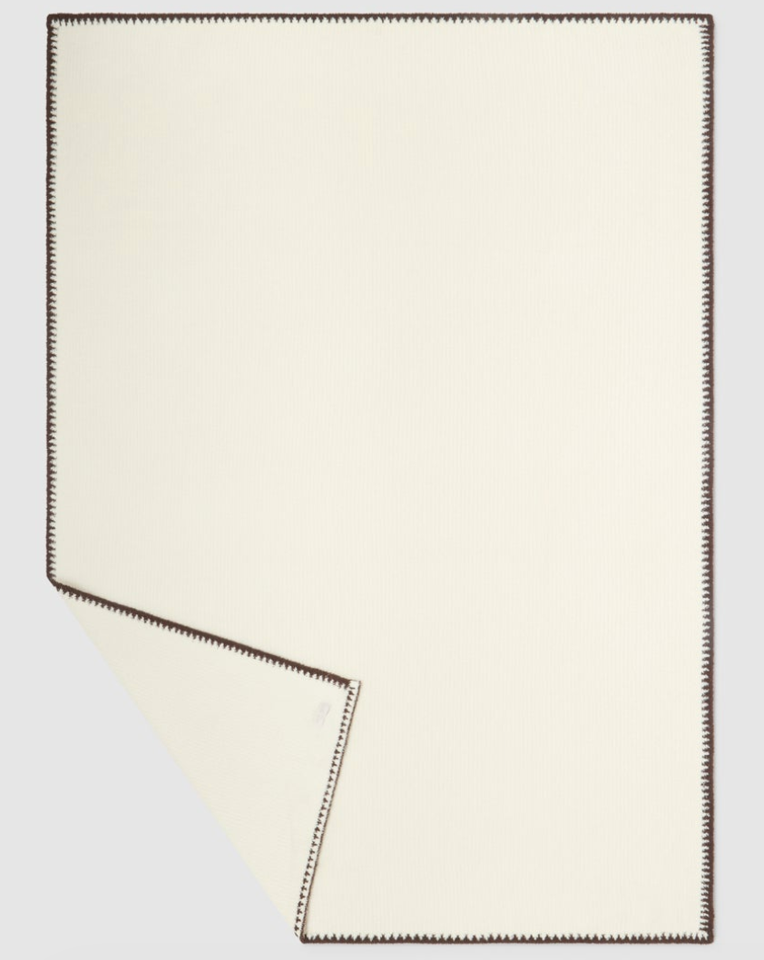CozyChic Rib Blanket Stitch Throw 54x72