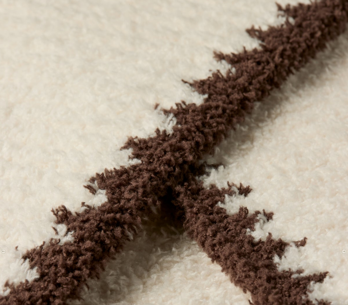 CozyChic Rib Blanket Stitch Throw 54x72