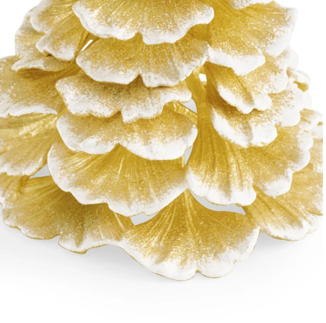Sm Ginkgo Gold Frosted Tree