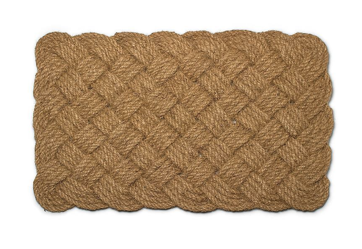 Natural Woven Rope Doormat, 22 x 36 Inch