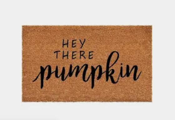 Hey There Pumpkin Door Mat