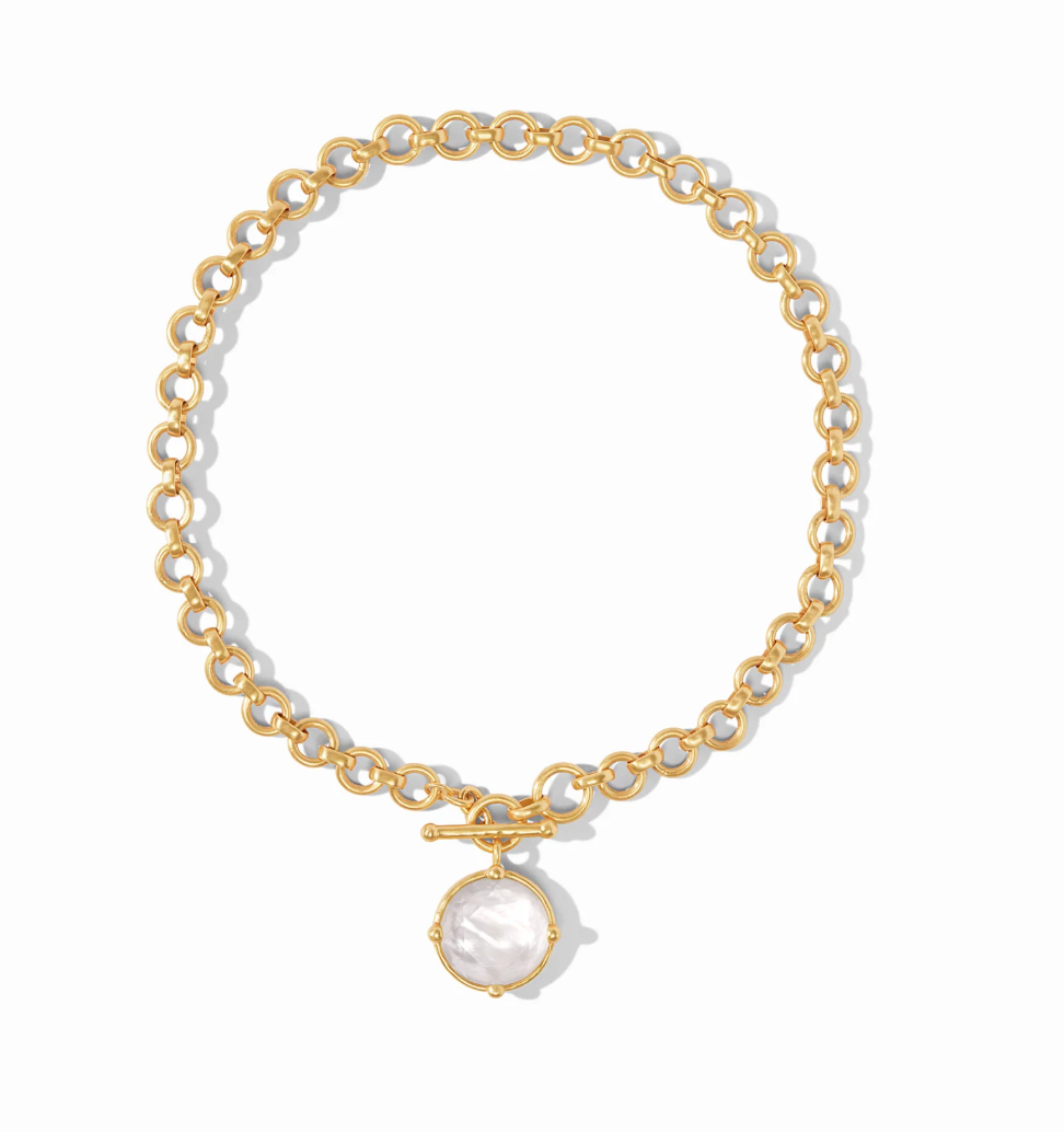 Honeybee Demi Necklace Iridescent Champagne