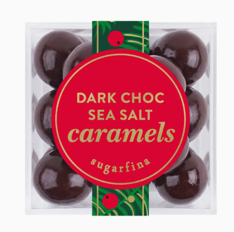 Holiday Dark Chocolate Sea Salt Caramels Sm