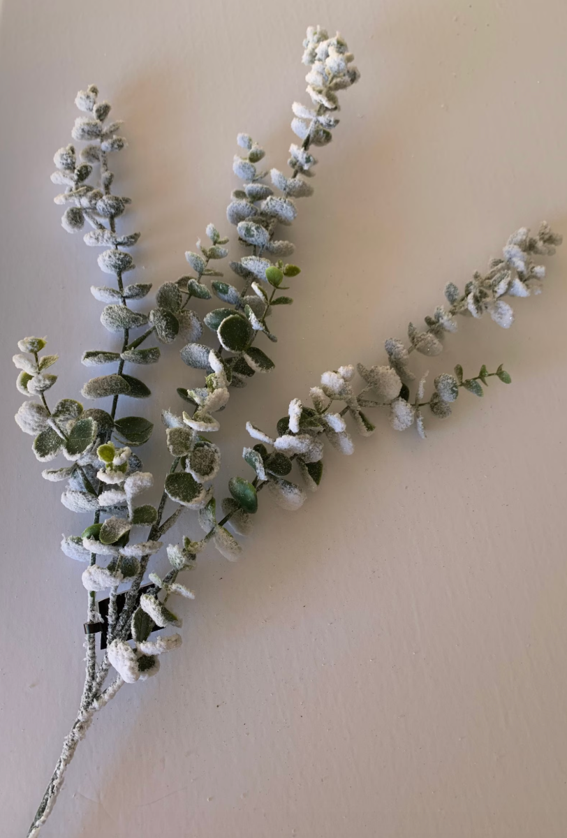 Flocked Eucalyptus