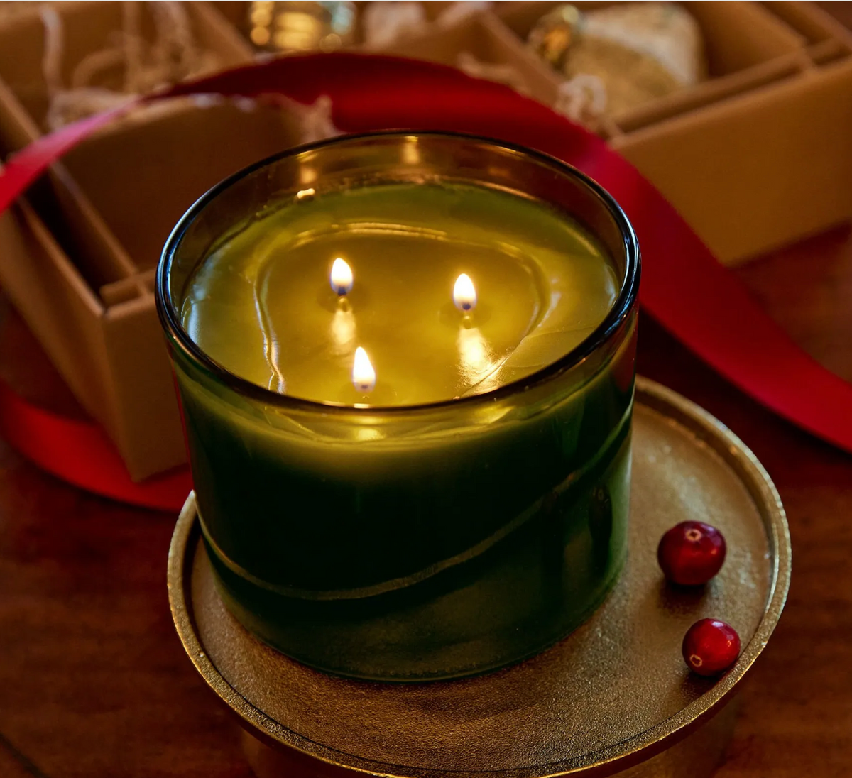 Frasier Fir® Green 3-Wick Candle
