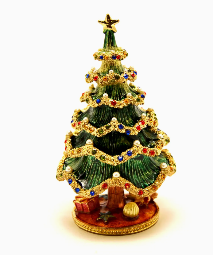 Christmas Tree Trinket Box