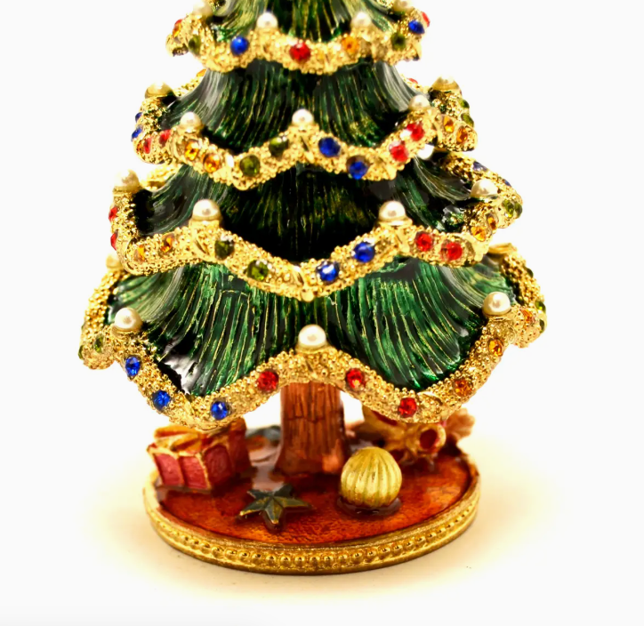 Christmas Tree Trinket Box