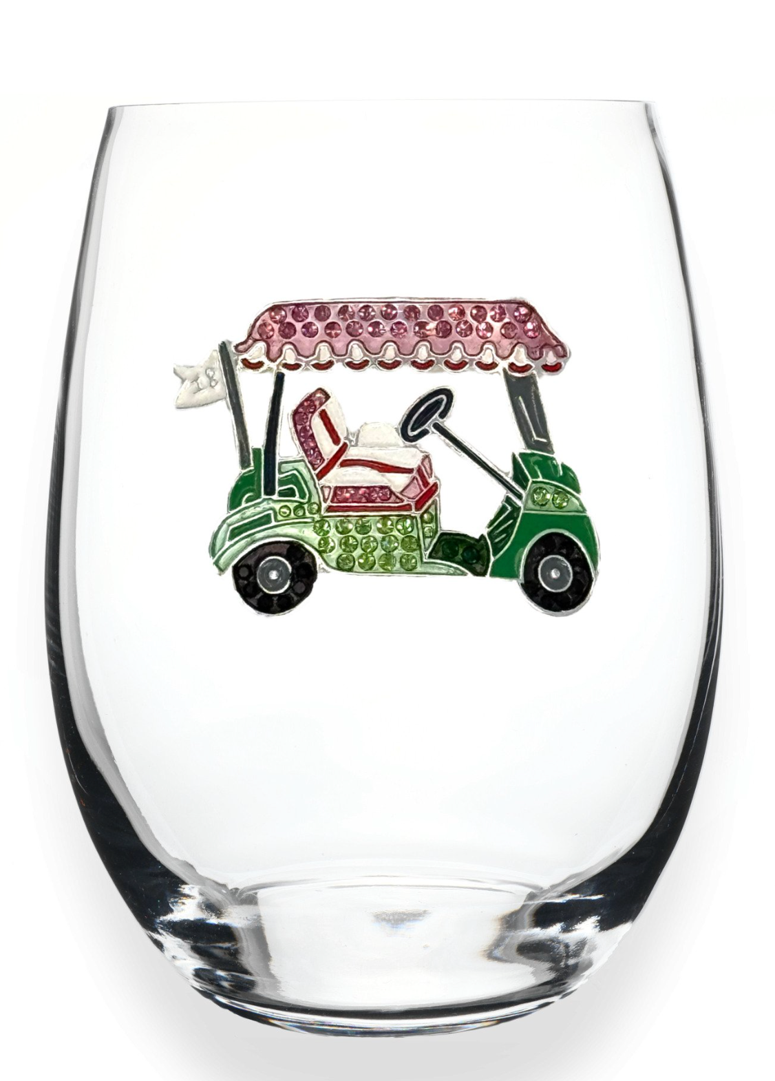 Jeweled Stemless Glass