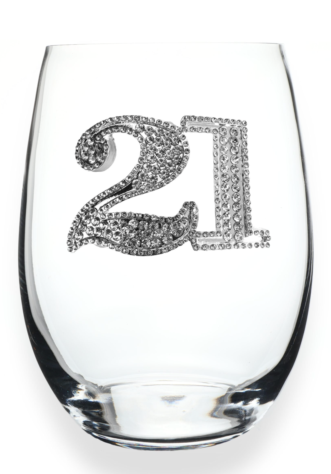 Jeweled Stemless Glass