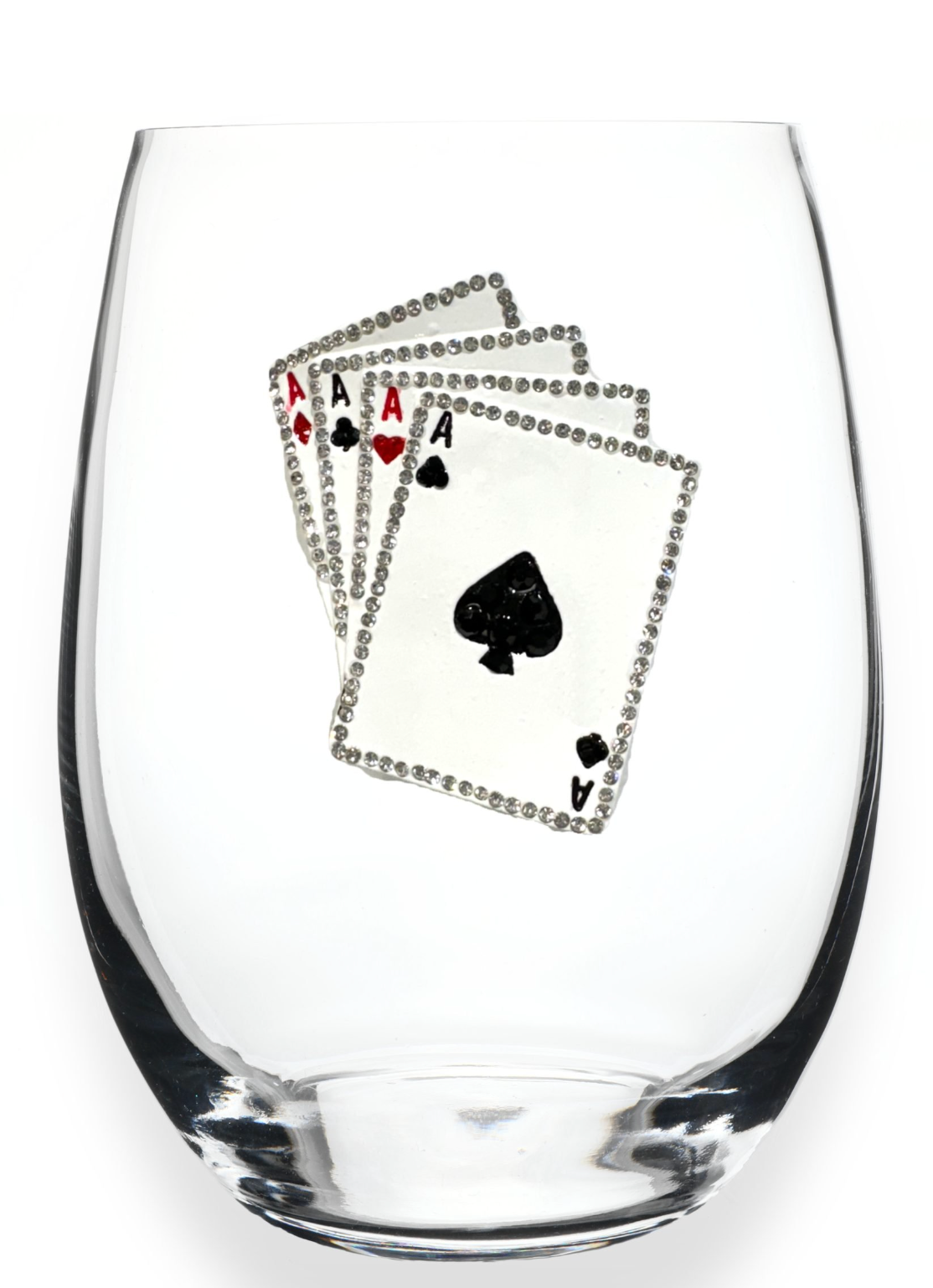 Jeweled Stemless Glass