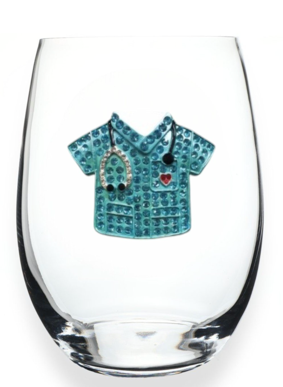Jeweled Stemless Glass