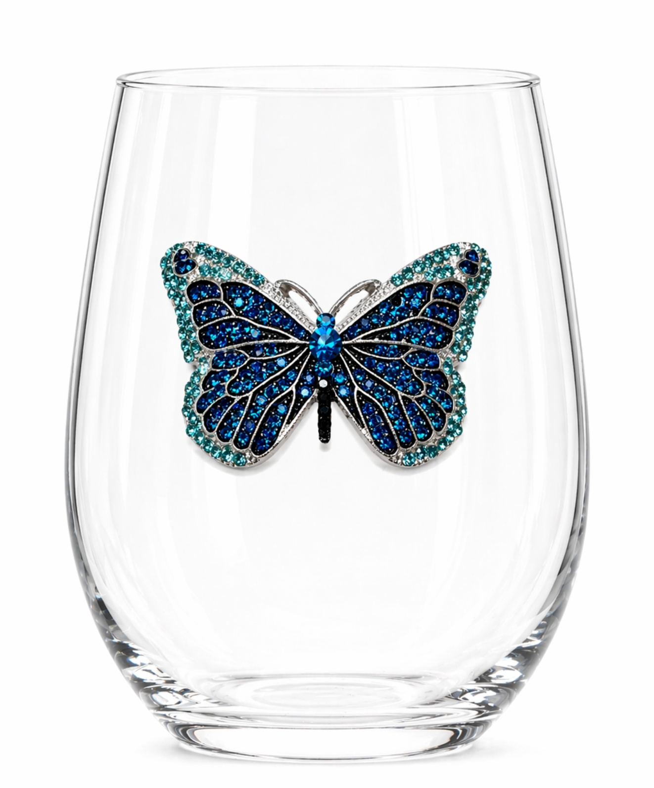 Jeweled Stemless Glass