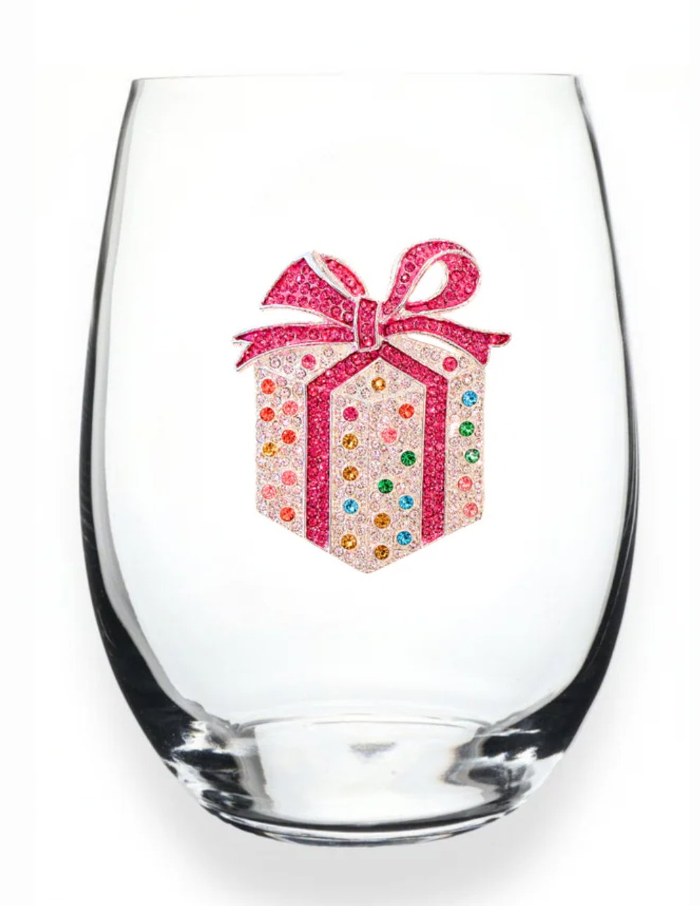 Jeweled Stemless Glass