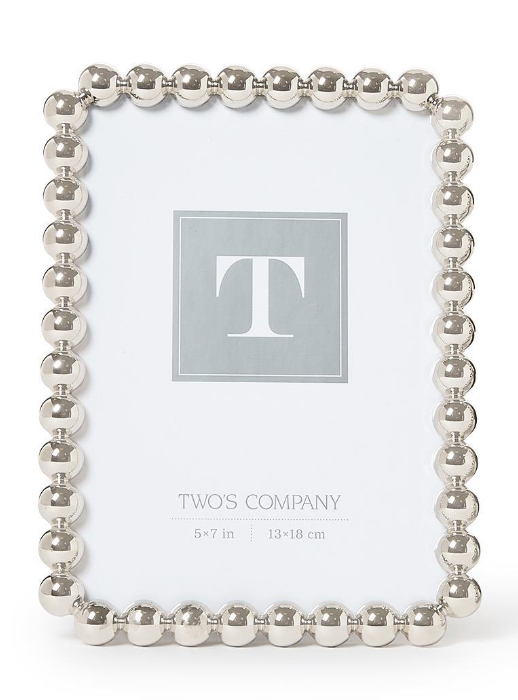Silver Metallic Ball Photo Frame