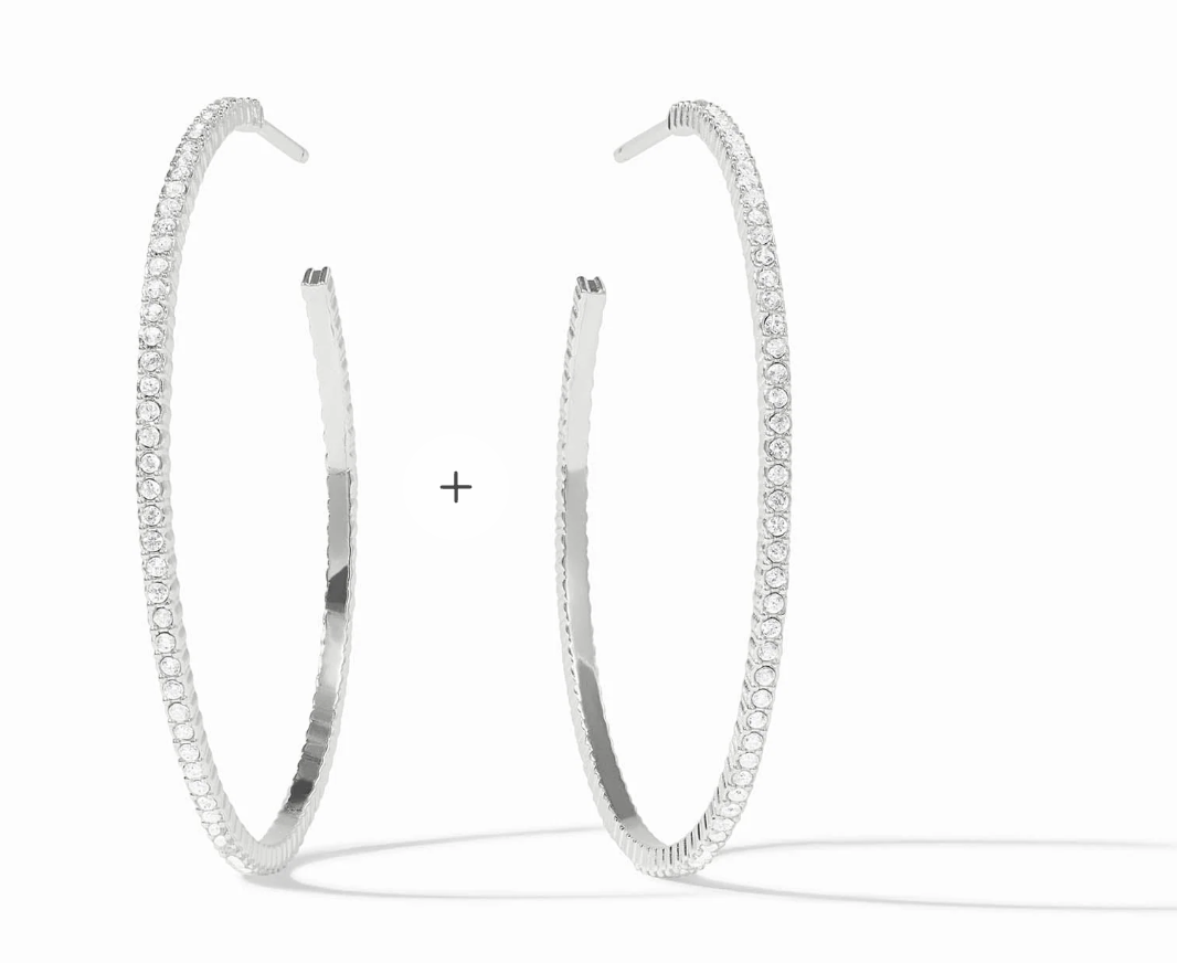 Silver Windsor Hoop