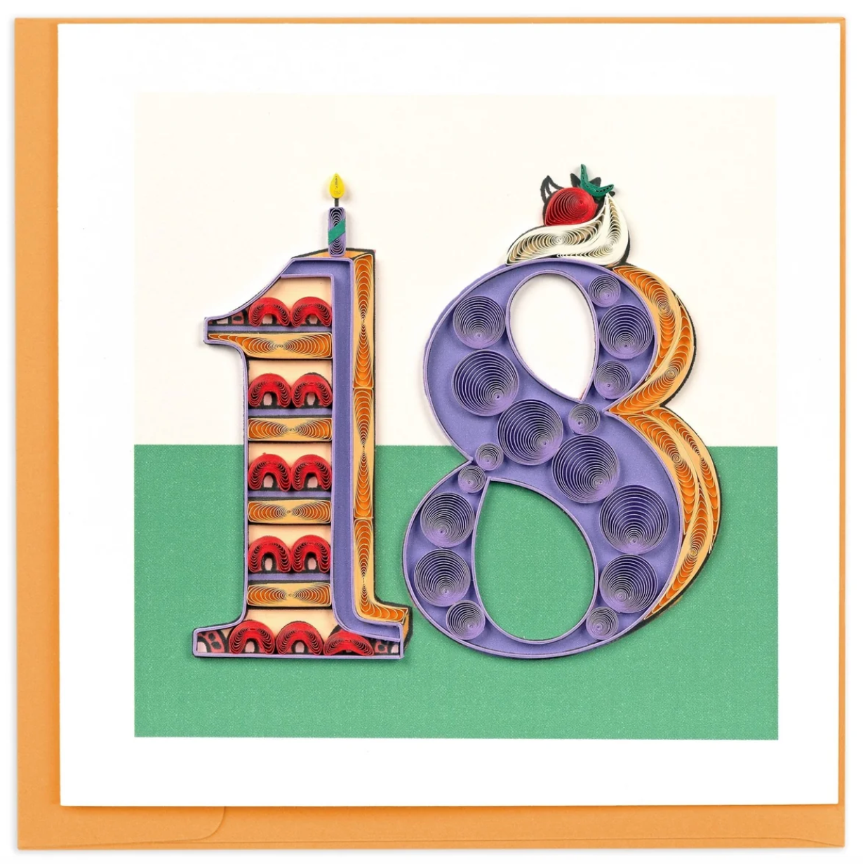 Quilled Birthday Card